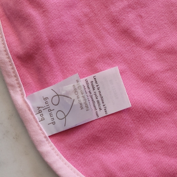 My 1st Birthday Pink Bib - Picture 2 of 2